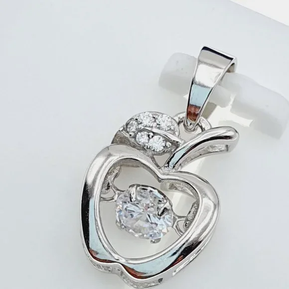 "#925 Sterling Silver Cubic Zircon Pendant for Women/Girls, US925P1123 - Picture 2 of 11